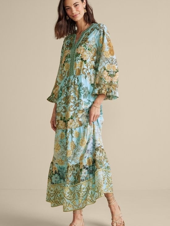 Soft Surroundings Dresses & Skirts - NWT | Soft Surroundings Baroque Maxi Dress | Medium